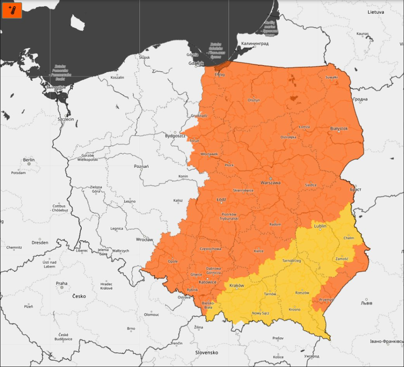 Ponad połowa Polski została objęta alertami przed upałem