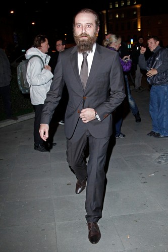 Wojciech Mecwaldowski na premierze 'Bitwy pod Wiedniem'