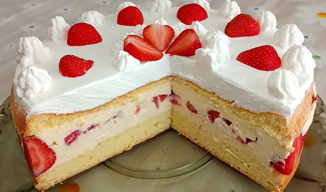 Francuska torta sa jagodama