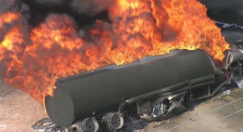 Petroleum Tanker accident