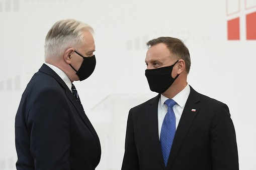 Jarosław Gowin i Andrzej Duda. 