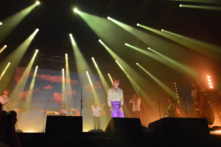 Ralph Kaminski podczas Orange Warsaw Festival. 1 czerwca 2018