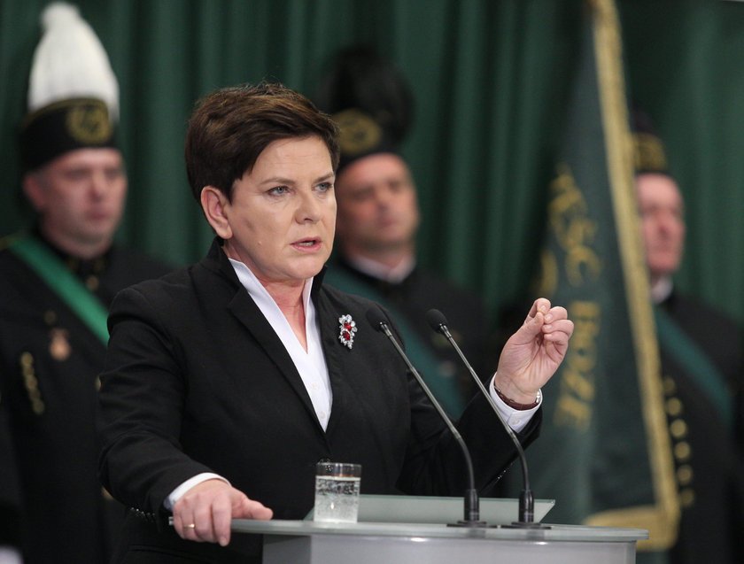 Szydło na imprezie górników atakuje PO