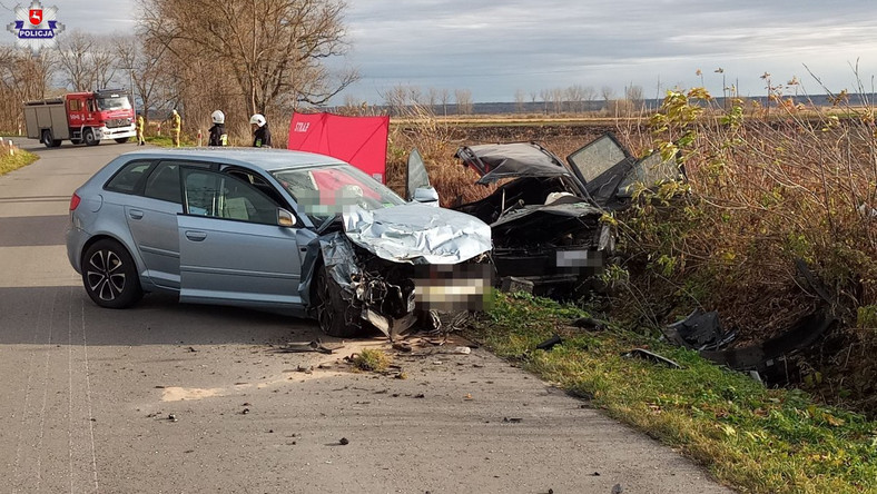 Lublin. Tragiczny wypadek na łuku drogi w Machnowie Starym. Nie żyje 17-latek