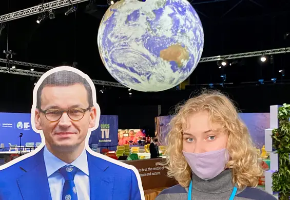 Morawiecki z kartonu przyjechał na szczyt klimatyczny. Polki napisały mu przemówienie