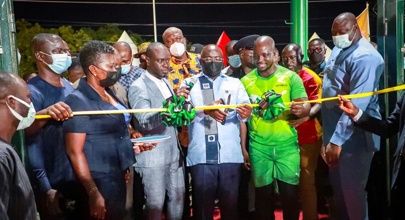 Bawumia commissions ultra-modern Astro Turf at Adjiringanor 