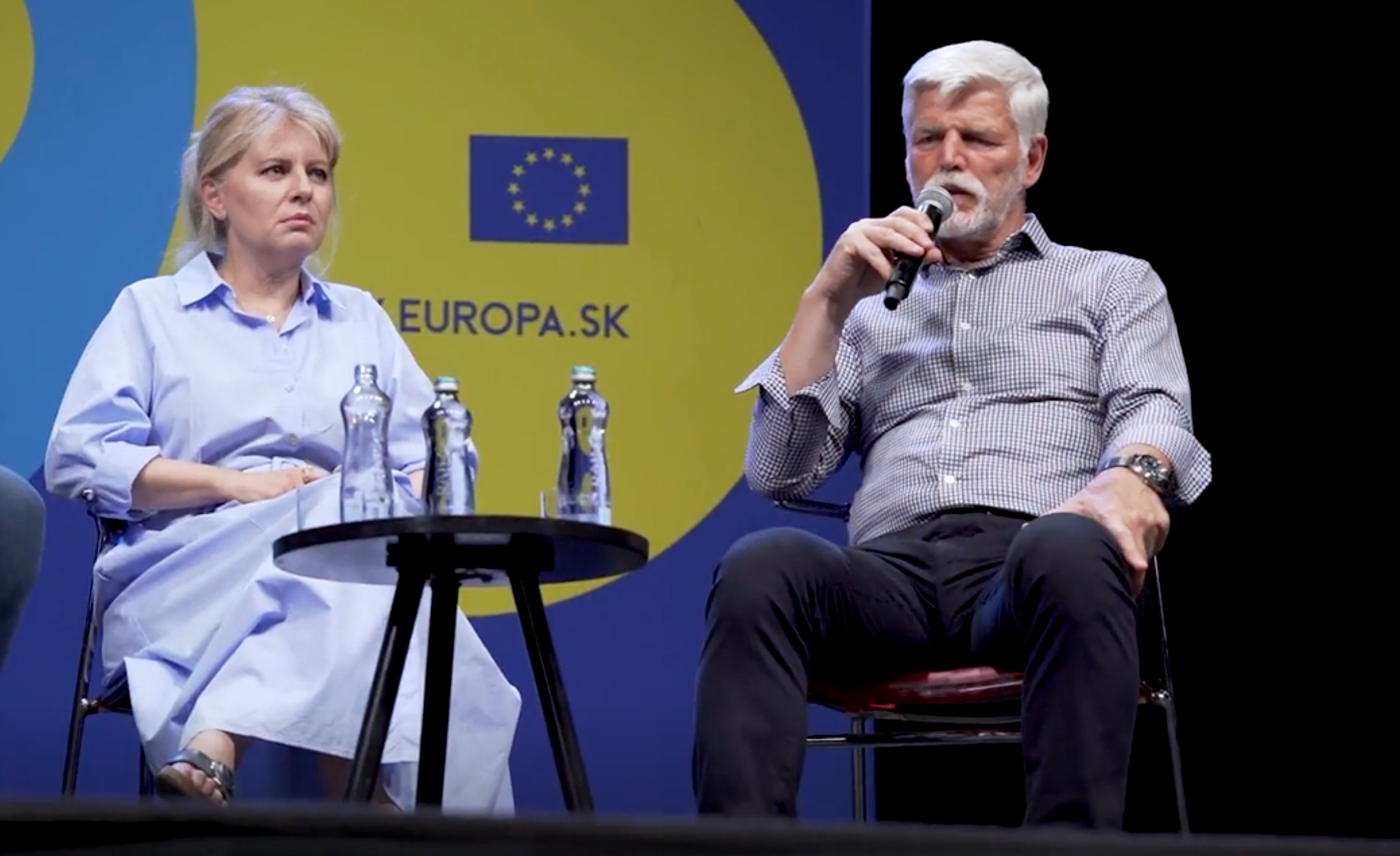 Zuzana Čaputová a Petr Pavel na Pohode.