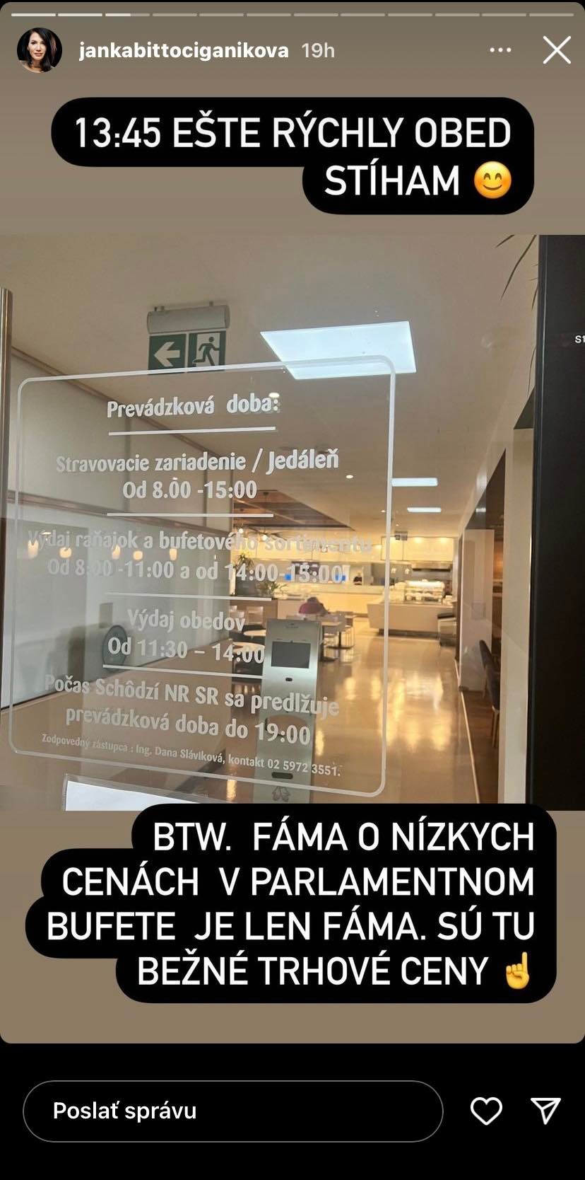 V bufete sa stravujú denne stovky ľudí.