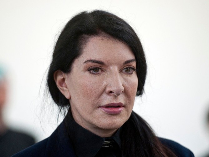 Marina Abramović na izložbi Madoninog sina