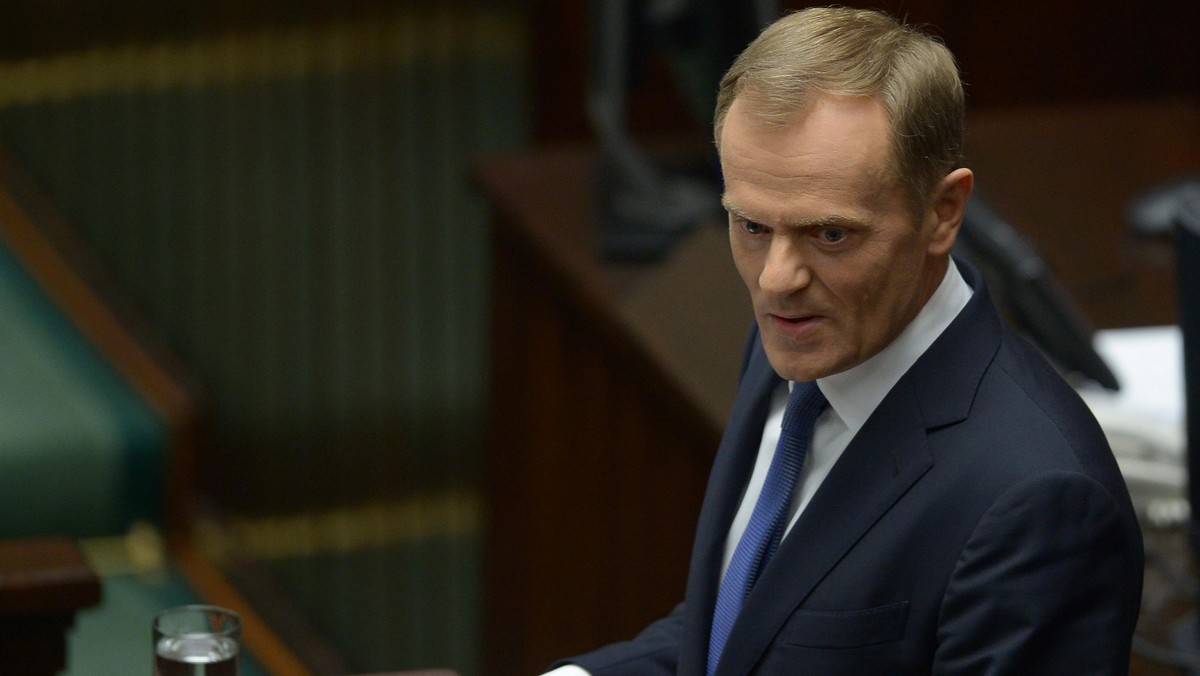 WARSZAWA POSIEDZENIE SEJMU PREMIER TUSK 