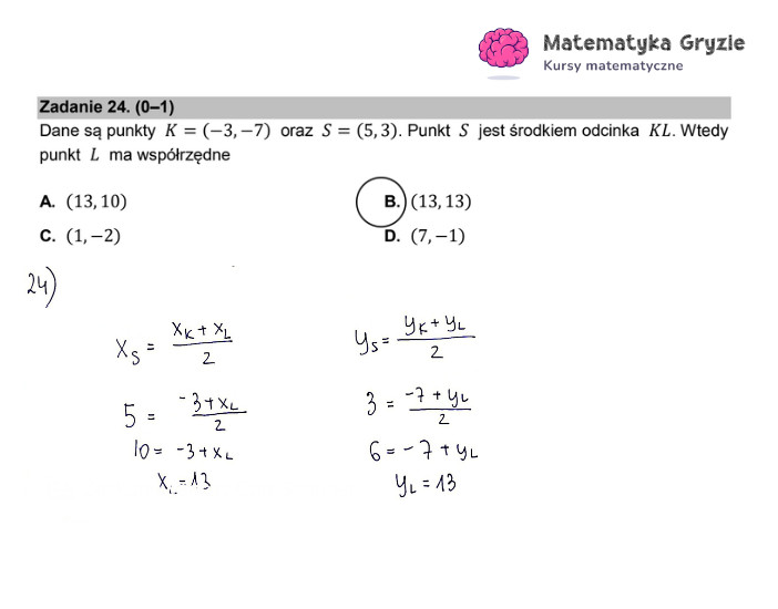 Arkusz CKE i odpowiedzi. Matematyka, poziom podstawowy formuła 2015 - zadanie 24