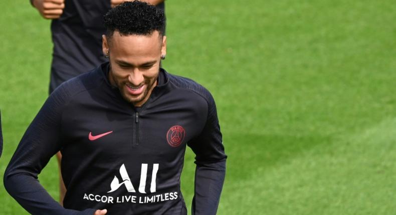 Neymar, seen training on August 10, has been linked with a return to Barcelona after PSG hinted at potential movement last weekend and Barcelona media now saying talks are in the offing