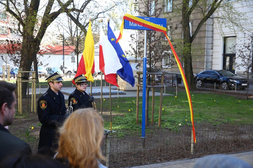 Otworzyli istniejący skwer