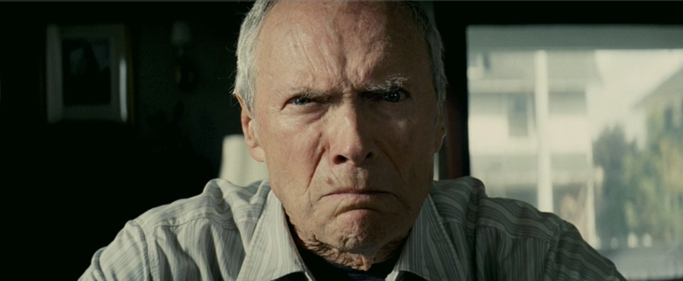 Clint Eastwood jako Walt Kowalski, "Gran Torino", reż. Clint Eastwood, 2008 r.