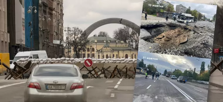 Ukraińcy w błyskawicznym tempie odbudowują drogi zniszczone rakietami [ZDJĘCIA]