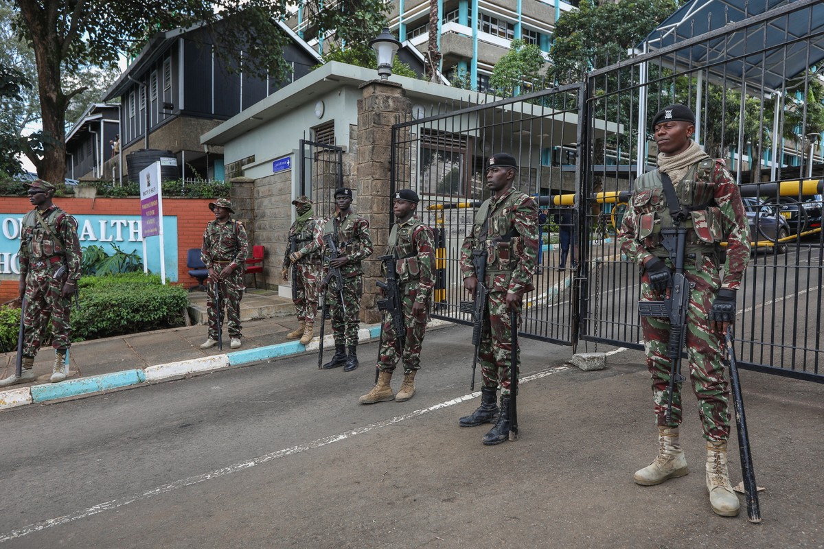 Kenijscy żołnierze