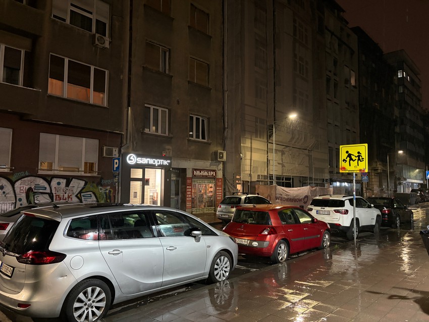 Pljusak u Beogradu