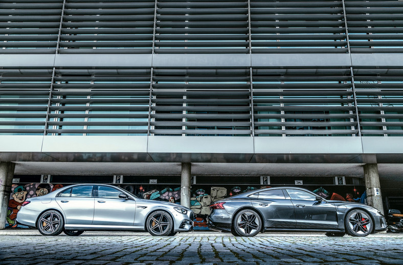 Audi RS e-tron GT i Mercedes-AMG E 63 S 4Matic+ (2021)