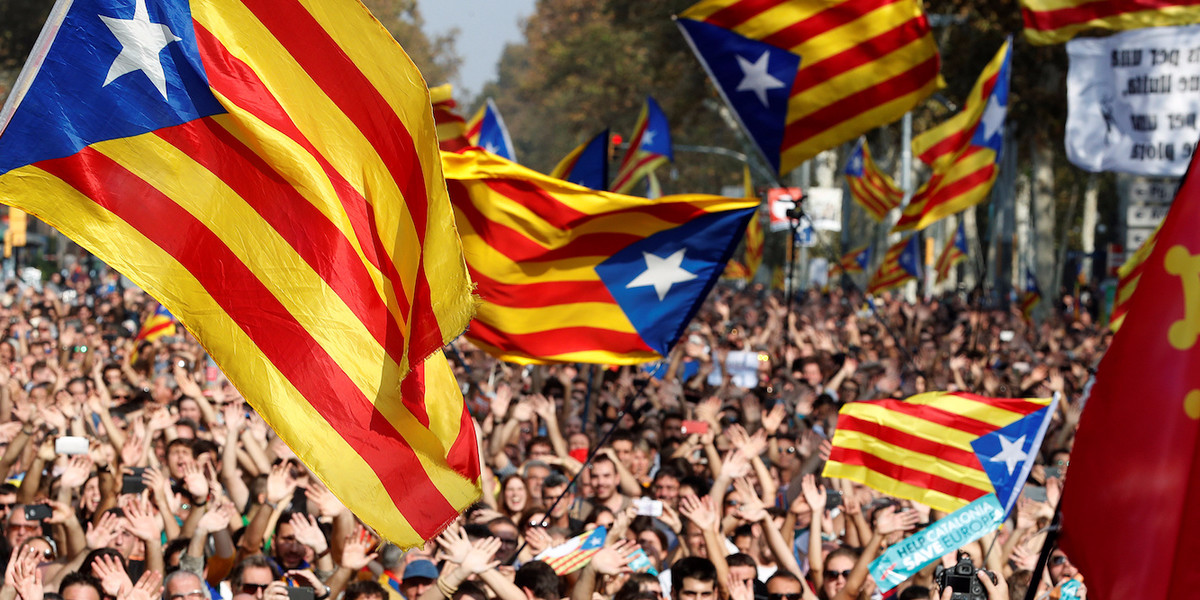 14 Catalan leaders are being charged with rebellion for declaring independence from Spain