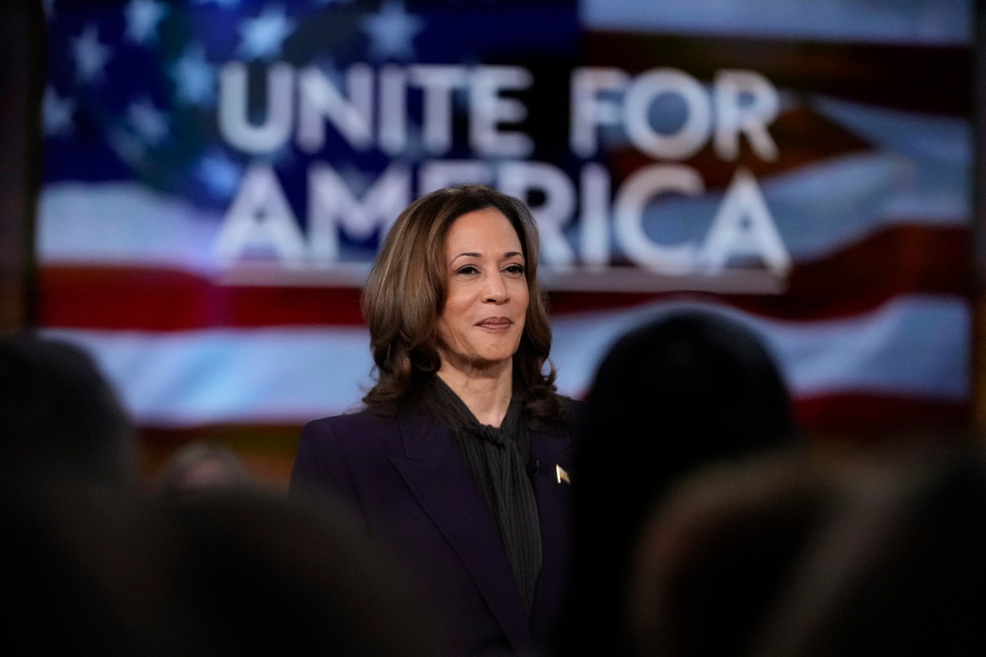 Demokratická nominantka na post prezidenta USA Kamala Harrisová.