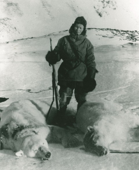 Wanny Woldstad – pierwsza traperka w Arktyce