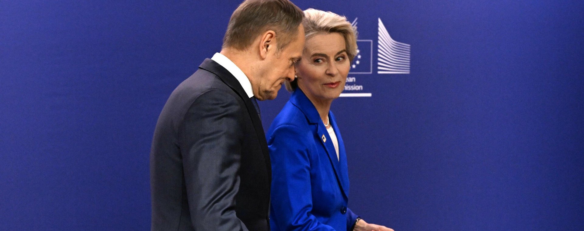 Premier Donald Tusk i przewodnicząca Komisji Europejskiej Ursula von der Leyen