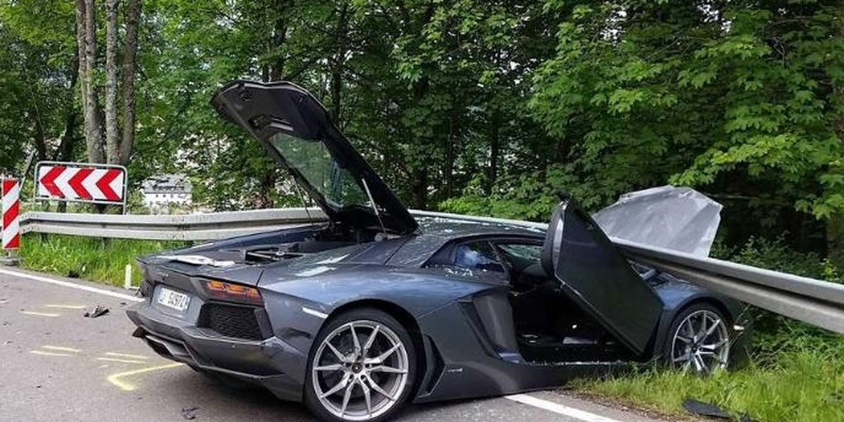 Kierowca Lamborghini spowodował straszny wypadek!