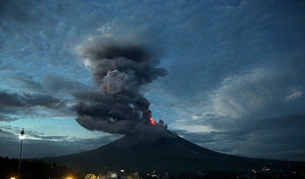 Mount Mayon Volcano Erupts In Philippines