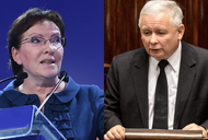 Ewa Kopacz i Jarosław Kaczyński