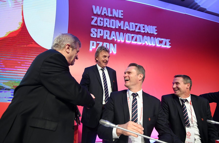 2017 r., Paweł Wojtala w trakcie zjazdu działaczy PZPN