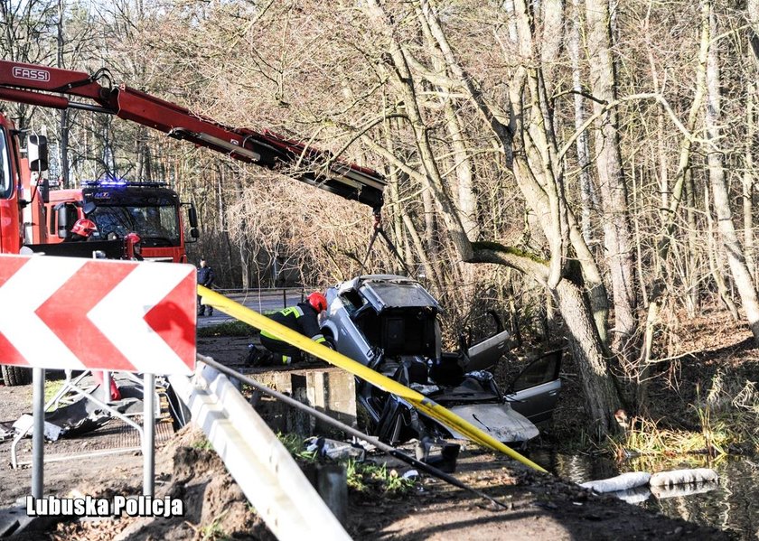 Wypadek na trasie Cibórz-Skąpe