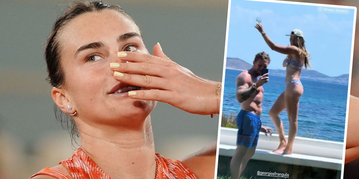 Aryna Sabalenka wypoczywa z nowym partnerem. Zapozowała w za małym bikini.