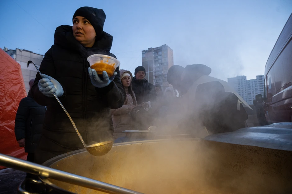 Volonteri su obezbedili hranu za stanovnike Kijeva koji nemaju osnovne uslove za život