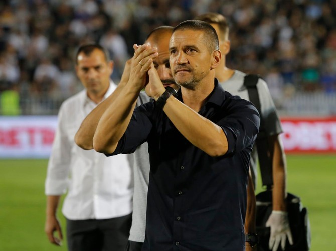 Zoran Bata Mirković posle utakmice Partizan - Bešiktaš