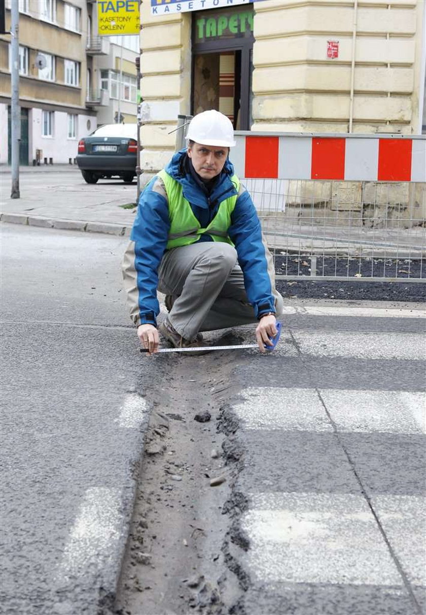 Łódź. Rozgrzebali i poszli