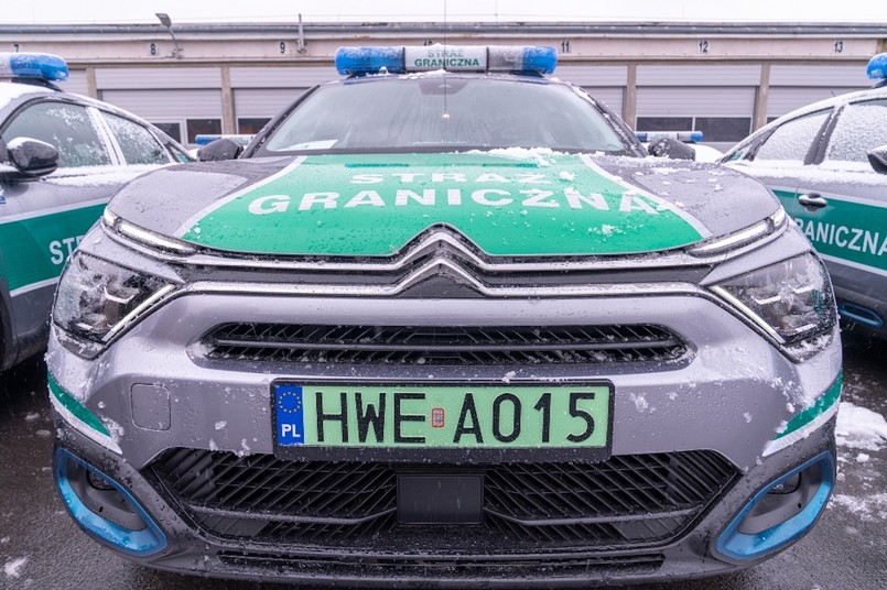 Straż Graniczna kupiła elektryczne Citroeny e-C4