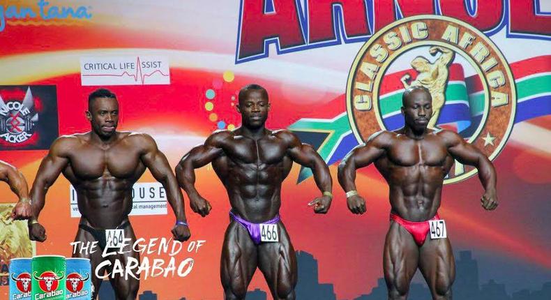 Carabao Energy Drink supports the Ghanaian body building team for the Arnold Classics 2017