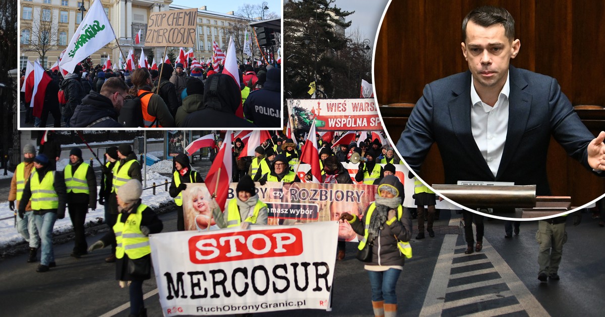 Rolnicy protestują przeciwko decyzji Brukseli. Kołodziejczak mówi o "upolitycznionych protestach"