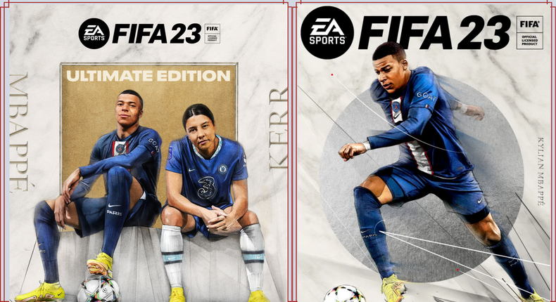 Sam Kerr and Kylian Mbappe are FIFA 23 cover stars