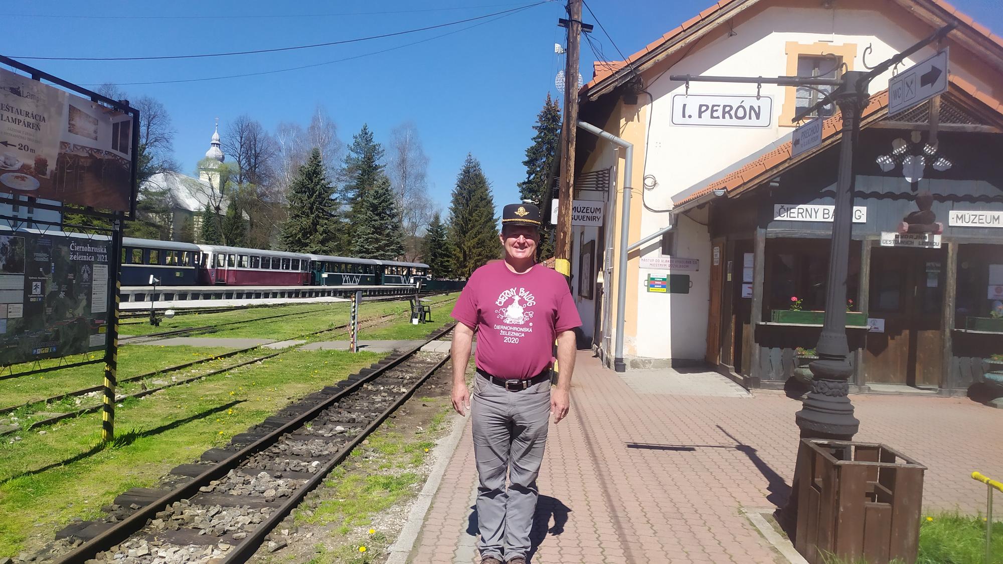 Riaditeľ Čiernohronskej železničky v Čiernom Balogu Aleš Bílek