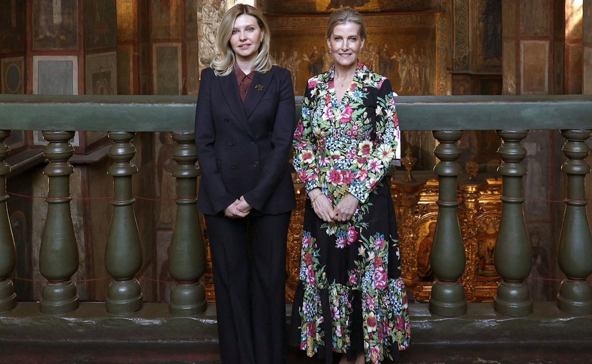 Księżna Zofia i Olena Zełenska