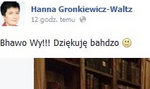 Gronkiewicz-Waltz śmieje się z wady wymowy?