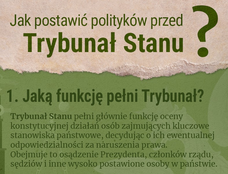 Jak postawić polityków przed Trybunałem Stanu?