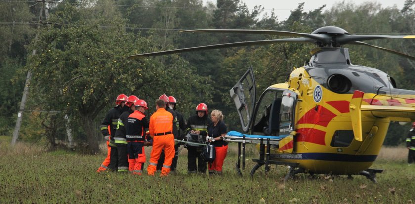 Wiata runęła na człowieka. Przeżył cudem. ZDJĘCIA