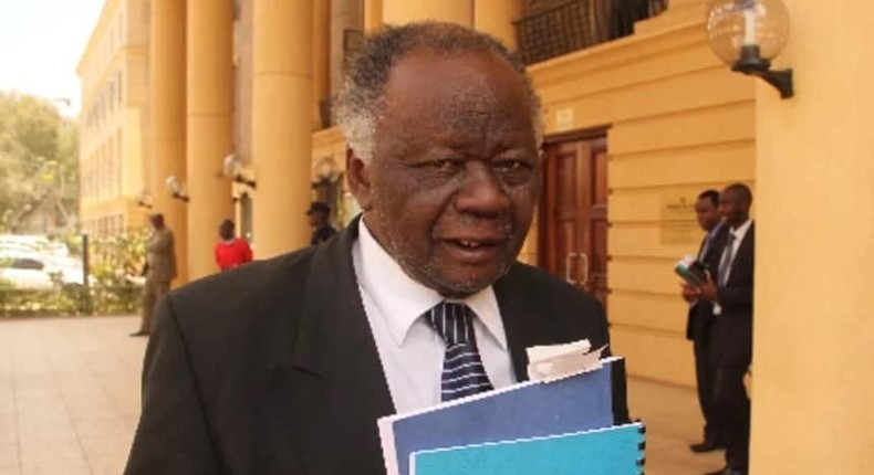 Didmus Barasa hires Senior Counsel Khaminwa (pictured) as his lawyer 