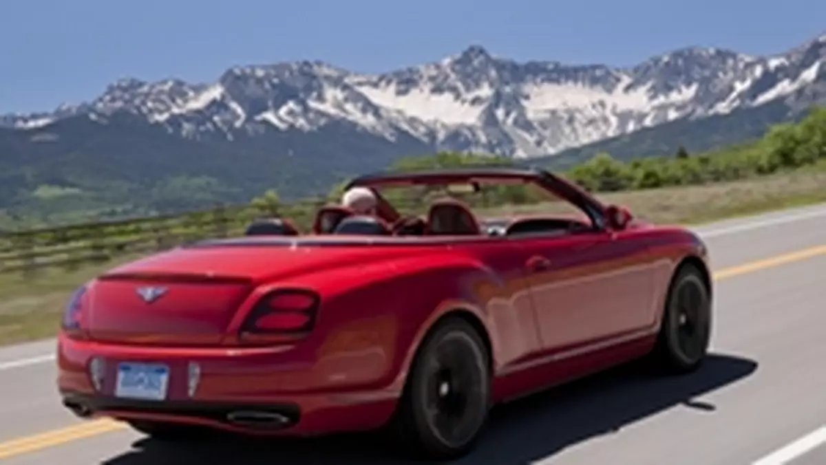 Bentley Continental Supersports Cabrio – z pięknem trzeba obcować 