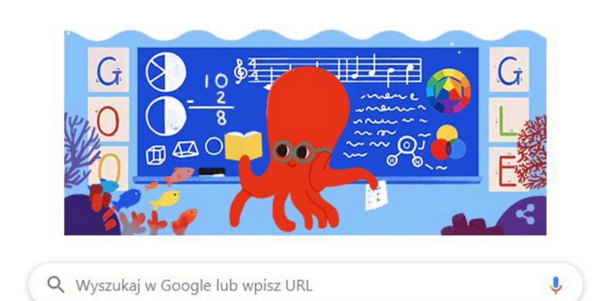 Dzień Edukacji Narodowej, dzień nauczyciela: tak uczcił go Goodle Doodle