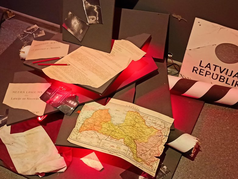 Muzeum Okupacji Łotwy - koniec niepodległej Łotwy