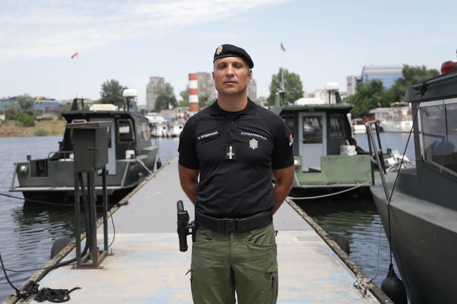 Zamenik komandanta Ronilačke jedinice Žandarmerije Marko Mladenović