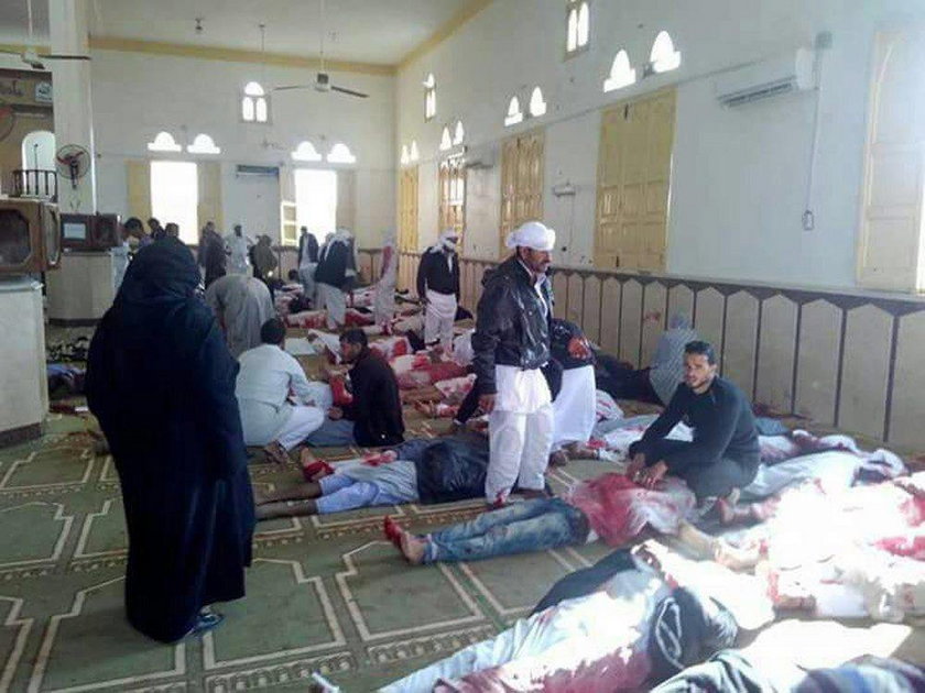 Krwawy zamach na meczet